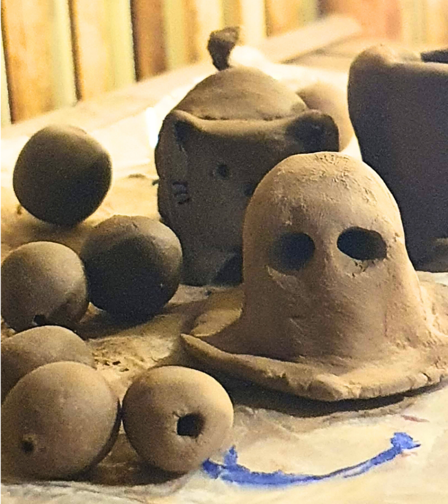handmade-clay-spheres-cat-ghost-halloween-decor